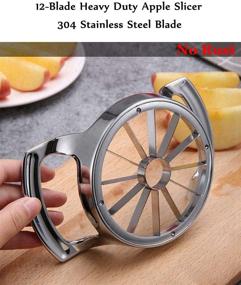 img 3 attached to 🍏 TIAN CHEN Apple Slicer and Corer: Premium Stainless Steel 12-Blade Cutter for Effortless Fruit Coring and Slicing