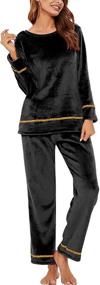 img 2 attached to Sykooria Velour Tracksuit Pajamas Jogging Women's Clothing in Lingerie, Sleep & Lounge