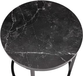 img 2 attached to 🏠 Home Kitchen End Table by Ball &amp; Cast - 15.25-inch Diameter, Black (Set of 1)