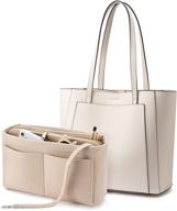 women's lovevook tote handbag with purse organizer, shoulder satchel bags logo