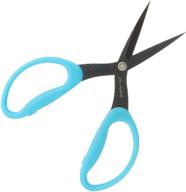 karen kay buckley 6-inch 🔵 perfect scissors in blue: precision cutting tool logo