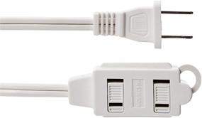 img 2 attached to 🔌 3-Ft AmazonBasics Indoor Extension Cord