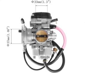 img 1 attached to Карбюратор для Yamaha Kodiak 400, Big Bear 400, Bruin 350, Grizzly 350/450, Wolverine 350/450 (2000-2012)