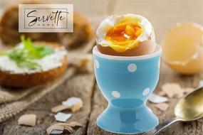 img 1 attached to 🥚 Egg Polka Soft Boiled Holder: Secure and Stylish Solution for Perfectly Cooked Eggs