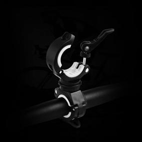 img 1 attached to 🔦 Vonpri [2 Pack] Flashlight Mount Holder, Bicycle Mounting Bracket Torch Clip with 360º Rotation