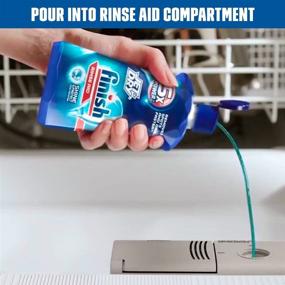 img 1 attached to Enhance Dishwasher Performance with Finish Jet-Dry Rinse Aid - 8.45oz, 4-Pack