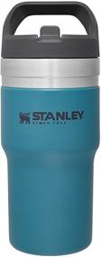 img 4 attached to Stanley IceFlow Stainless Steel Tumbler: Vacuum Insulated Water Bottle with Straw - Leakproof Flip, Perfect for Home, Office, or Car - Reusable Cup