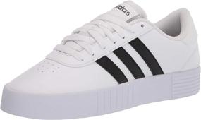 img 4 attached to Adidas Womens Court Skate Platino