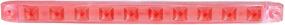img 1 attached to Maxxima M63318RCL-A: Brilliant Red Stop/Tail/Turn Strip Light with Crystal Clear Lens