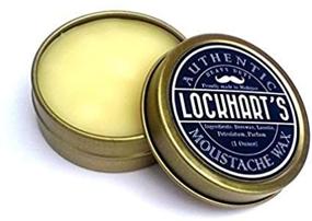 img 2 attached to Lockhart's Strong Hold Blonde Moustache 🧔 Wax - 1 oz. Heavy Duty Mustache Wax