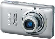 📷 silver canon powershot elph 100 hs - 12.1 mp cmos digital camera with 4x optical zoom logo