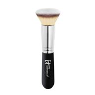 💁 it cosmetics heavenly luxe flat top buffing airbrush foundation brush: achieve flawless airbrushed finish logo