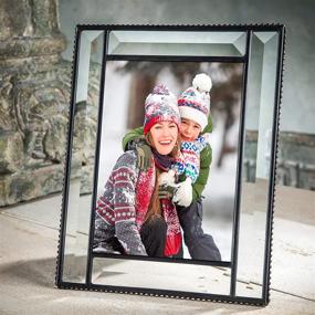 img 3 attached to J Devlin Beveled Glass Picture Frame- Elegant 5x7 Photo Frame with Easel Back, Perfect Wedding Anniversary, Engagement or Graduation Gift for Home Decor (Clear) - Pic 354-57HV