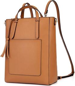 img 4 attached to ECOSUSI Convertible Backpack Multifuction Shoulder Women's Handbags & Wallets