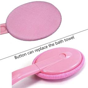 img 2 attached to 🧴 Long-Handled Lotion Applicator with Massage Function: Convenient Self-Application of Lotions, Ideal for Bath, Body Care, and Back Rubs