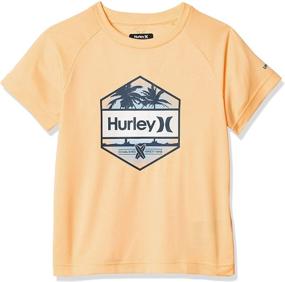 img 4 attached to 👕 Hurley Boys Rash Guard Shirt: Premium Swimwear for Boys' Exclusive Comfort