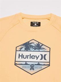 img 2 attached to 👕 Hurley Boys Rash Guard Shirt: Premium Swimwear for Boys' Exclusive Comfort