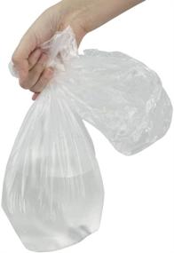 img 3 attached to Pekky 1.5 Gallon Clear Trash Bags, Small Garbage Bag, Bulk pack of 300