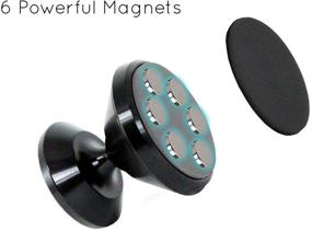 img 1 attached to 📱 Studio Laguna Magnetic Phone Mount for Flat Surfaces - Ultimate Stability and Strong Support (Black)