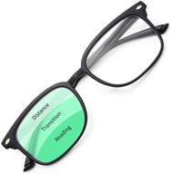 👓 gaoye progressive multifocus reading glasses: blue light blocking eyewear for women and men with no line multifocal readers and spring hinge logo