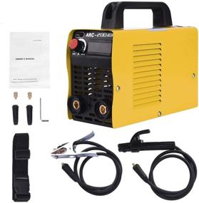 img 4 attached to 🔌 110V IGBT AC DC Welding Machine: Beginner Welder with 200Amp Power, LCD Display & Welding Rod Equipment - Tools & Accessories Included