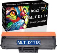 🖨️ premium black toner cartridge replacement for xpress printers - colorprint compatible mlt d111s mltd111s 111s mlt-d111s (1-pack) logo