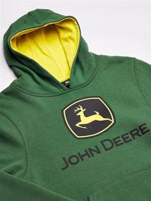 img 3 attached to 👕 Stylish and Comfy John Deere Tractor Pullover Sweatshirt - Perfect Boys' Clothing