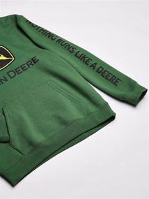 img 2 attached to 👕 Stylish and Comfy John Deere Tractor Pullover Sweatshirt - Perfect Boys' Clothing