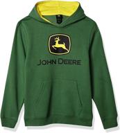 👕 stylish and comfy john deere tractor pullover sweatshirt - perfect boys' clothing logo