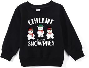 img 1 attached to Christmas Matching Sweater Sweatshirt Pullover Apparel & Accessories Baby Girls and Clothing