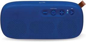 img 3 attached to 🔊 iLive Water-Resistant Wireless Speaker, 8.27 x 1.8 x 3.82 Inches, Built-in Rechargeable Battery, Blue (ISBW249BU) - Enhanced SEO