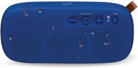 img 1 attached to 🔊 iLive Water-Resistant Wireless Speaker, 8.27 x 1.8 x 3.82 Inches, Built-in Rechargeable Battery, Blue (ISBW249BU) - Enhanced SEO