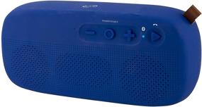 img 2 attached to 🔊 iLive Water-Resistant Wireless Speaker, 8.27 x 1.8 x 3.82 Inches, Built-in Rechargeable Battery, Blue (ISBW249BU) - Enhanced SEO