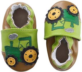 img 1 attached to Unicorn Moccasins Leather Toddler 0 6 12 18 24 Apparel & Accessories Baby Boys and Shoes