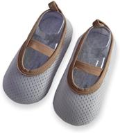🧦 soft sole slipper socks for baby boys, girls, and kids - unisex house shoes logo