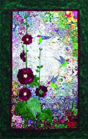 img 1 attached to 🪡 Комплекты для пэчворка Whims Watercolor с гуммирующих птицами и алыми подсолнухами: расширение вашего ассортимента для пэчворка