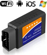 🚗 ljpxhhu автомобильный wifi сканер obd2: считыватель кодов неисправностей двигателя сброс адаптера для iphone ios android windows, автоматическая проверка света чек-двигателя, инструмент для диагностики obdii odb2. логотип