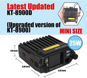 img 3 attached to 🚗 QYT KT-8900D Dual Band Mini Car Radio Mobile Transceiver: Enhanced Communication on-the-Go