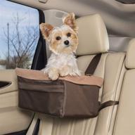 🐶 petsafe happy ride deluxe booster seat for dogs - elevated pet bed for cars, trucks and suvs - supports 12-25 lb pets - multiple colors & sizes, with tether logo