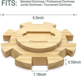 img 2 attached to Dominoes Mexican Plusvivo Wooden Centerpiece