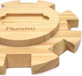 img 1 attached to Dominoes Mexican Plusvivo Wooden Centerpiece