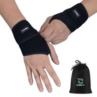 🌬️ enhanced comfort and support: breathable adjustable compression tendonitis arthritis sleeve логотип