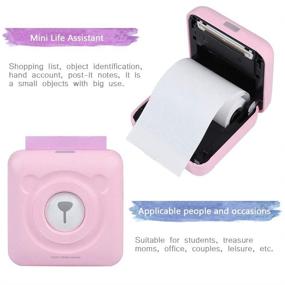 img 3 attached to 🖨️ Mini Wireless Bluetooth Thermal Photo Printer: Portable Smartphone Printer for Instant Quality Prints - Perfect Gift for Kids, Women, and Men!