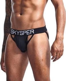 img 4 attached to 🩲 SKYSPER Jockstrap Athletic Supporters: Superior Men's Jock Strap Underwear
