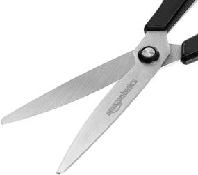 img 1 attached to ✂️ 7-Inch Fluorine Coated Curve Blade Scissors by Amazon Basics