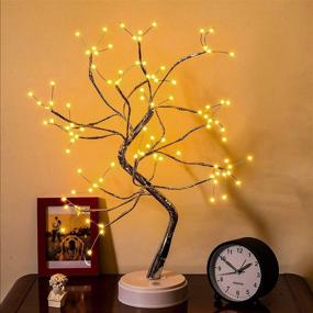 img 2 attached to 🌟 Tabletop Firefly Bonsai Tree Light - 108 LED Fairy Lights for Christmas Home Decor