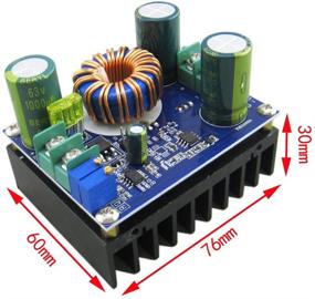 img 1 attached to Yeeco DC Boost Converter 600W, 12A, Adjustable Power Supply, Step Up Voltage Converter 8-16V to 12-60V, Volt Regulator Booster Module for Improved Performance