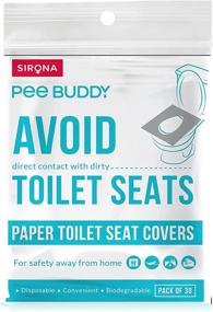 img 4 attached to 🚽 Convenient and Hygienic PeeBuddy Disposable Toilet Seat Covers: Essential Janitorial & Sanitation Supplies