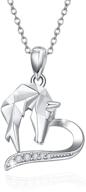 horse necklace for women – 925 sterling silver animal pendant jewelry – perfect horse gifts for girls, mothers and daughters logo