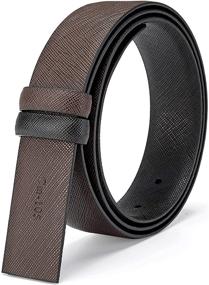 img 4 attached to Vatees Reversible Genuine Leather Belt Accessories for Women -Enhance Your Style